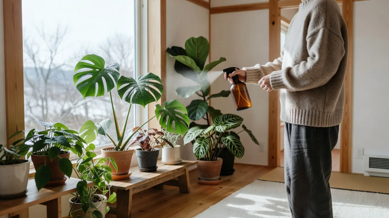 冬の室内での細やかなケア