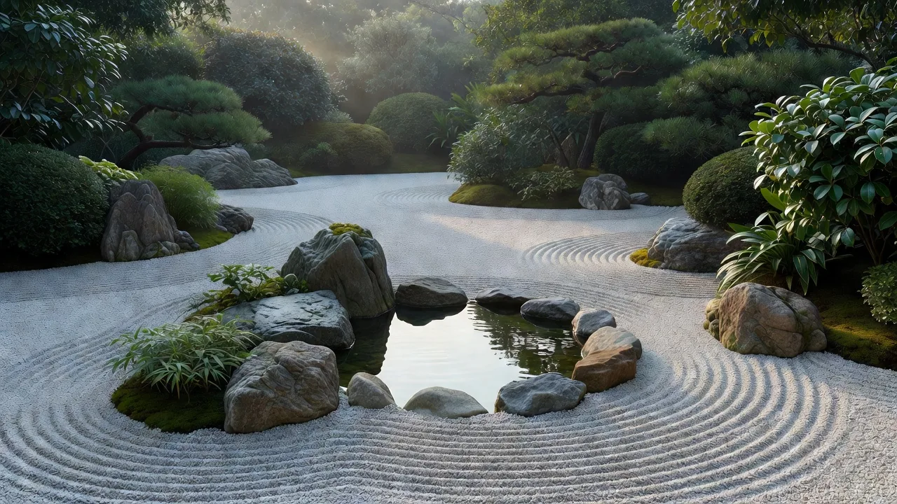 枯山水と禅の庭